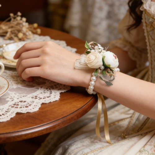Corsage poignet soie - corsage, de