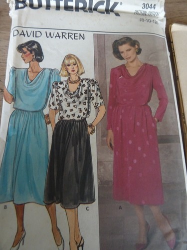 3044 patron butterick - butterick, vintage