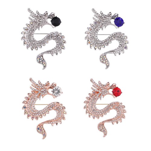 Broche dragon pour - , homme