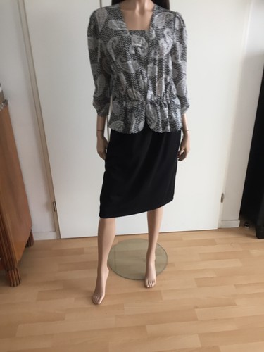 Robe vintage corsage peplum