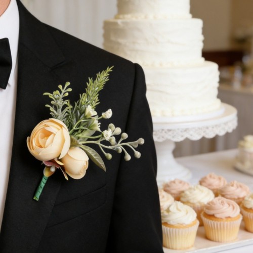 Ensemble mariage corsage
